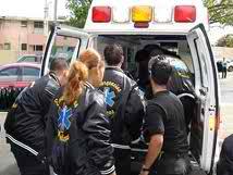 ambulancia con heridos